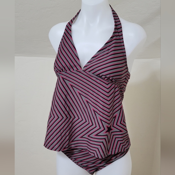 Converse Tankini Swim Top and Bottom - Picture 1 of 16